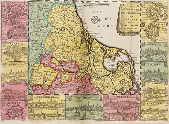 Paul de La Feuille - Oorlogs-Tabletten, of uytgesoche Kaarten. - Les tablettes guerrieres, ou cartes choisies