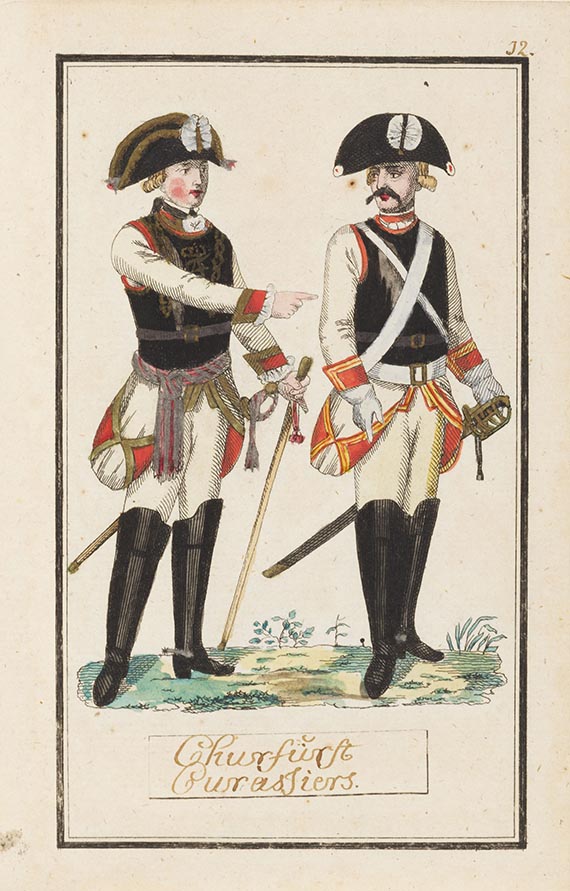 Johann Samuel Gerlach - Abbildung der churfürstlich-saechsischen Armée-Uniformen