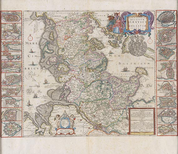 Joan Blaeu - Nova & accurata ducatuum Slesvici et Holsatiae tabula