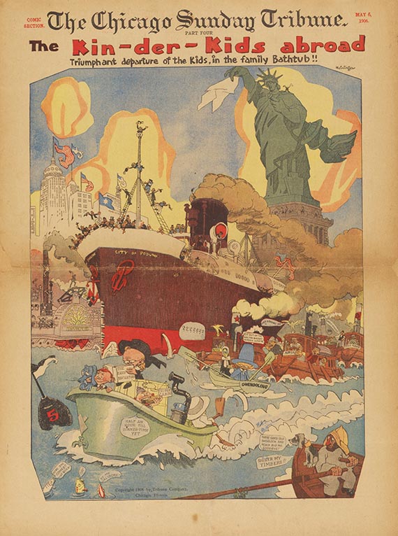 Lyonel Feininger - Sammlung von 33 Comicstrips aus der Chicago Tribune