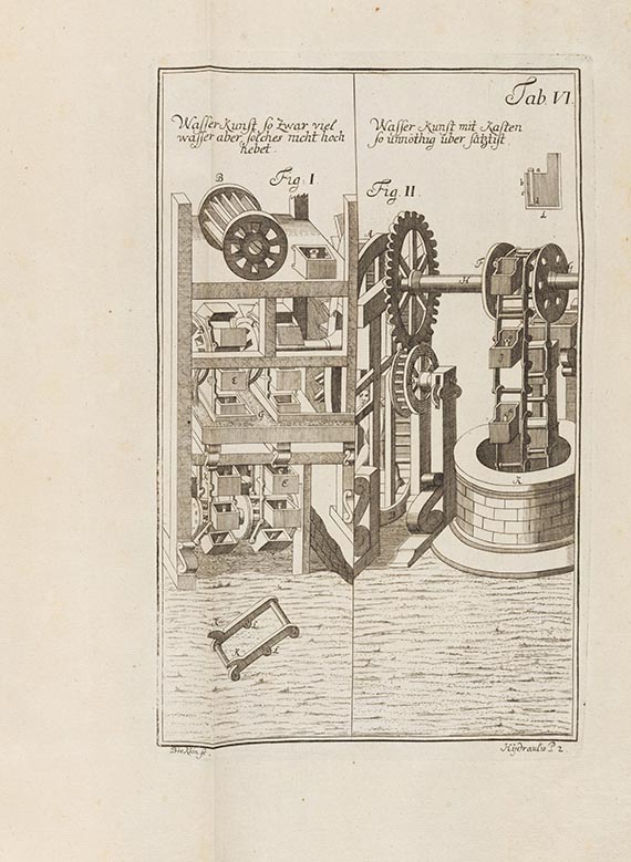 Jacob Leupold - Theatrum machinarum. 8 Bände