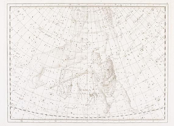 Johann Elert Bode - Uranographia. Atlasband in losen Tafeln