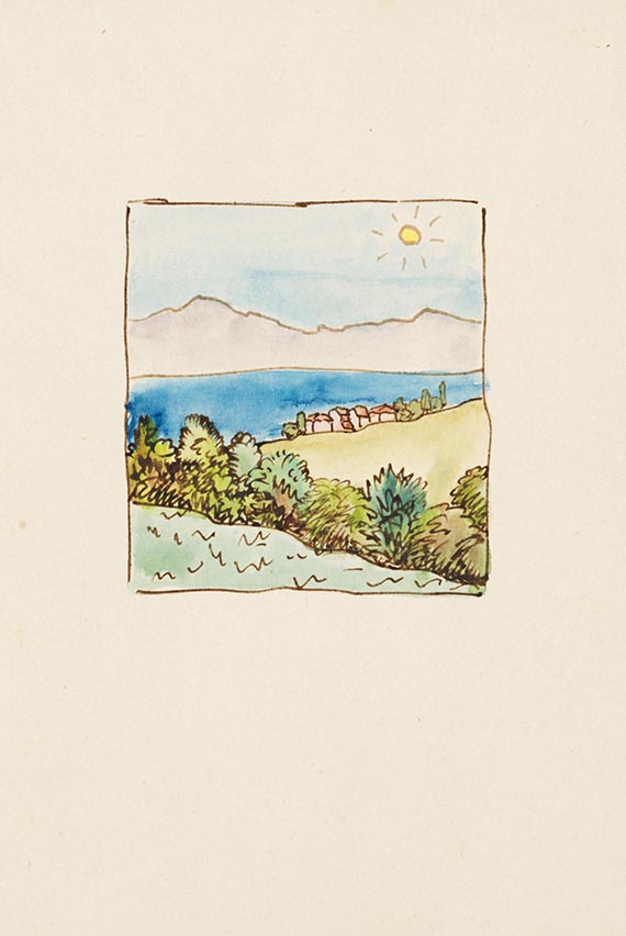 Hermann Hesse - Aquarell: Ein paar Gedichte, die nicht in der Gesamtausgabe stehen