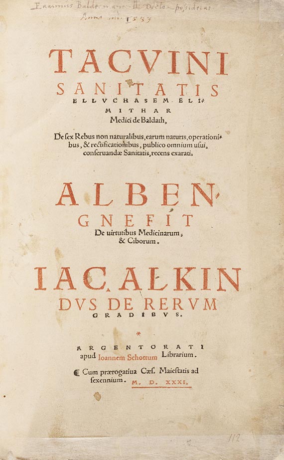  Ibn Butlan - Tacuini sanitatis