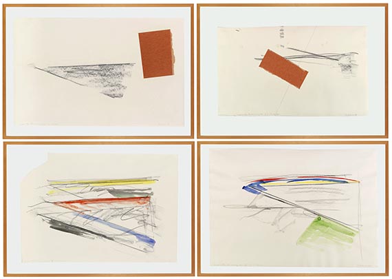 Blinky Palermo<br />Happier than the Morning Sun (for S. Wonder) - 4-teilig, 1974