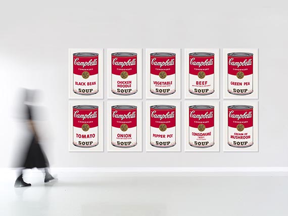 Andy Warhol<br />Campbell’s Soup (10 Blatt), 1968