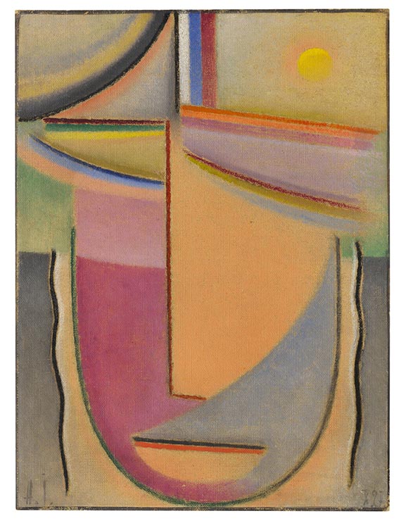Alexej von Jawlensky - Abstrakter Kopf: September