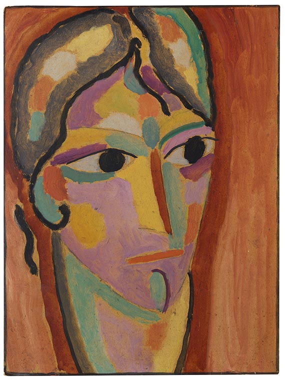 Alexej von Jawlensky - Mystischer Kopf: Trotz