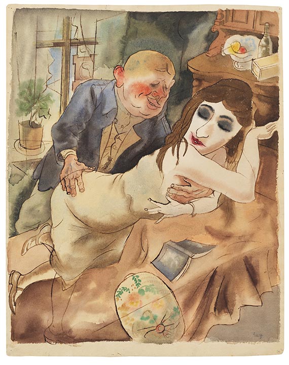 George Grosz - Liebespaar