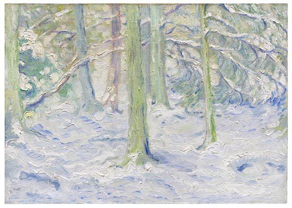 Franz Marc - Verschneiter Wald