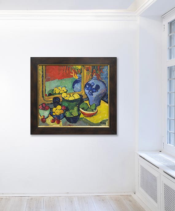 Hermann Max Pechstein - Inder und Frauenakt / Früchte (Rückseite) - Weitere Abbildung