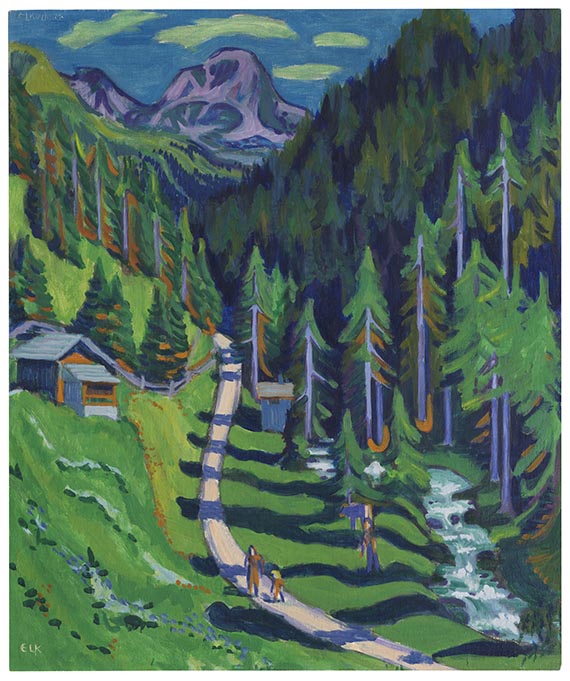 Ernst Ludwig Kirchner.Sertigweg, 1937