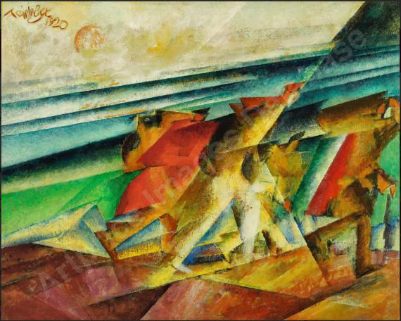 LYONEL FEININGER"Lasttr&auml;ge...