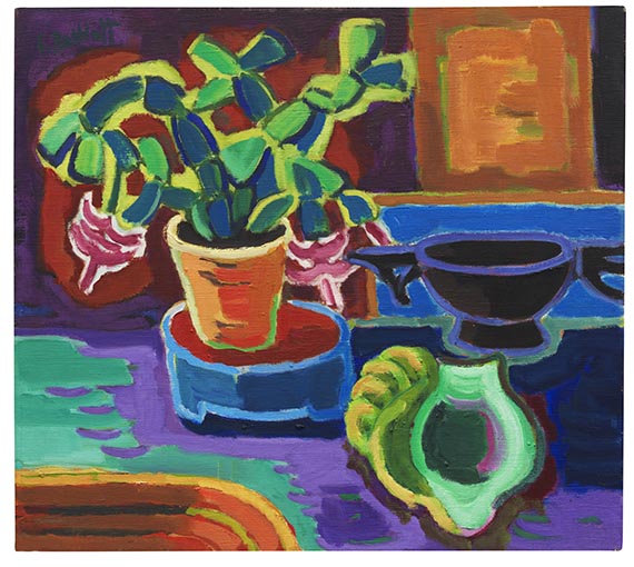 Karl Schmidt-Rottluff - Kaktus, Muschel und Schale