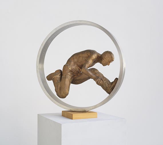 Wolfgang Mattheuer - Sisyphos im Rad