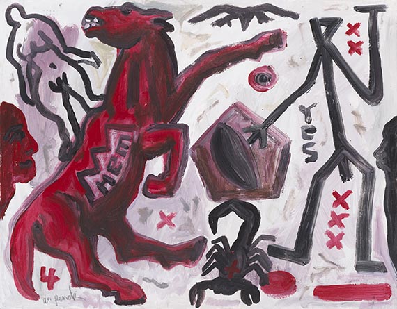 A. R. Penck (d.i. Ralf Winkler) - Ohne Titel