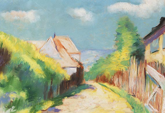 Lesser Ury - Dorfstrasse