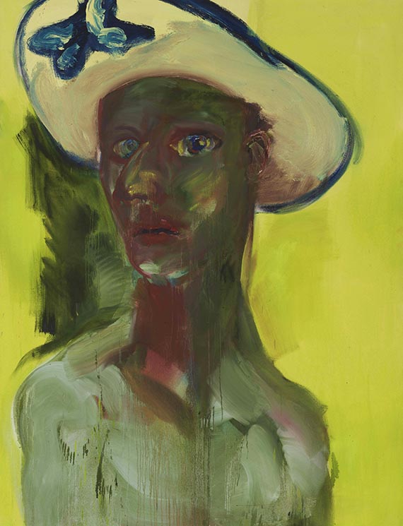 Rainer Fetting - green Self with hat