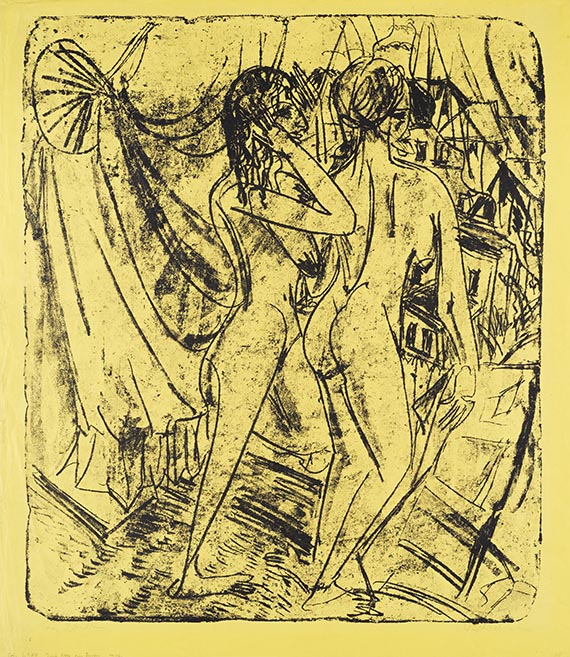 Ernst Ludwig Kirchner - Zwei Akte am Atelierfenster