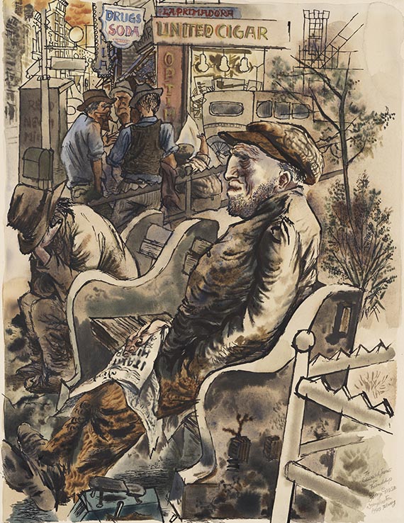 George Grosz - The Shoeshine Man