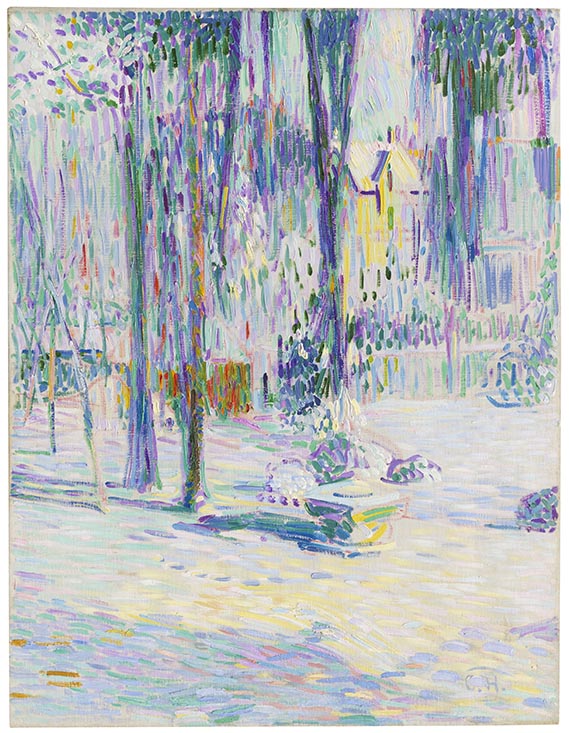 Curt Herrmann - Im Park von Schloss Pretzfeld