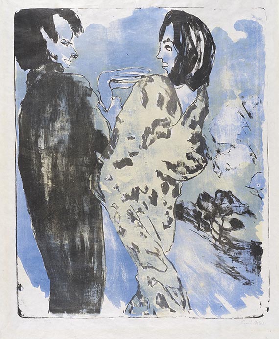 Emil Nolde - Junges Paar