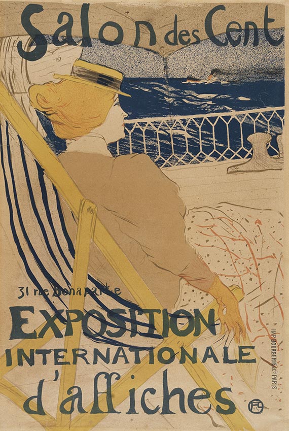 Henri de Toulouse-Lautrec - La passagère du 54 ou Promenade en yacht