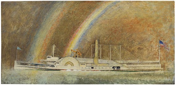 Lyonel Feininger - Queen of the Hudson (Mary Powell)