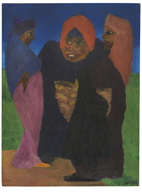 Emil Nolde - Drei Frauen